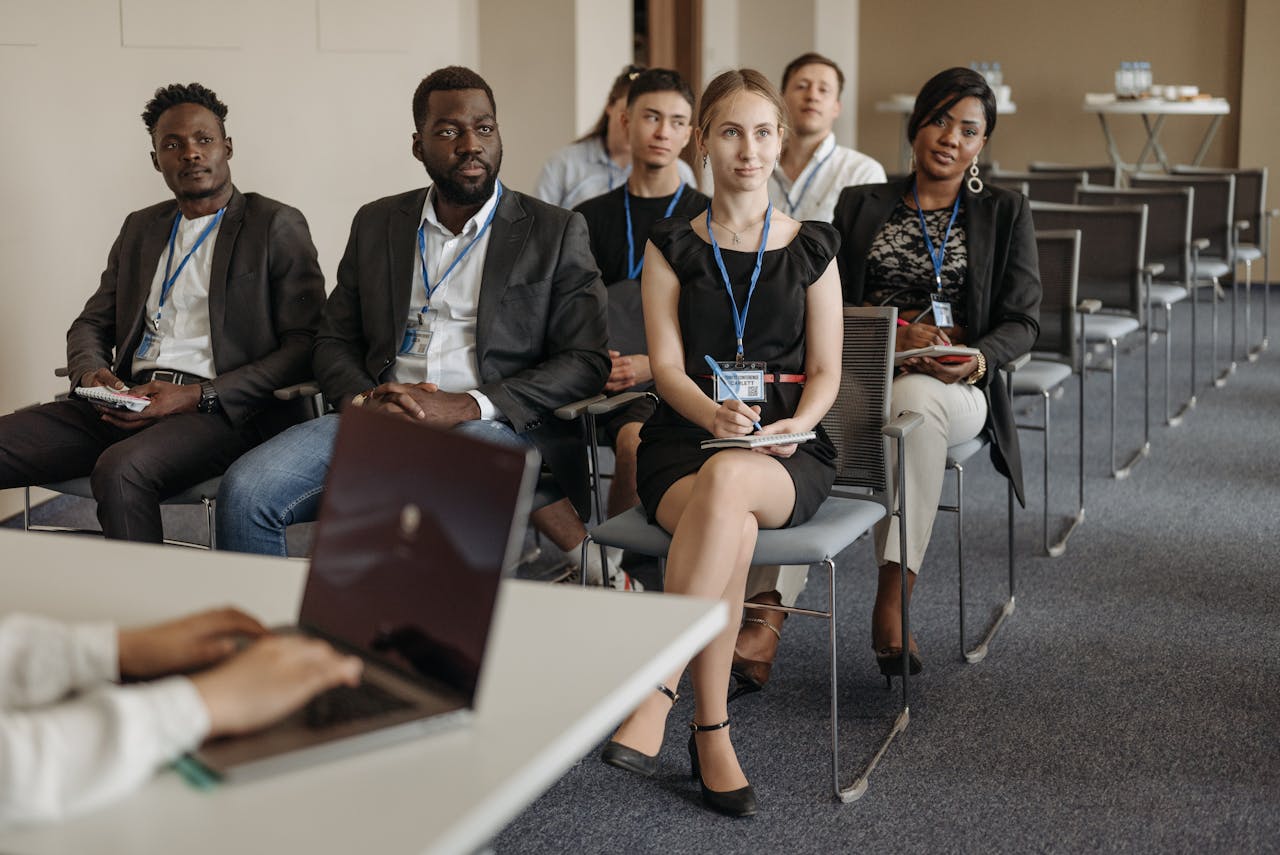 Réunion lors de l'organisation d'un événement